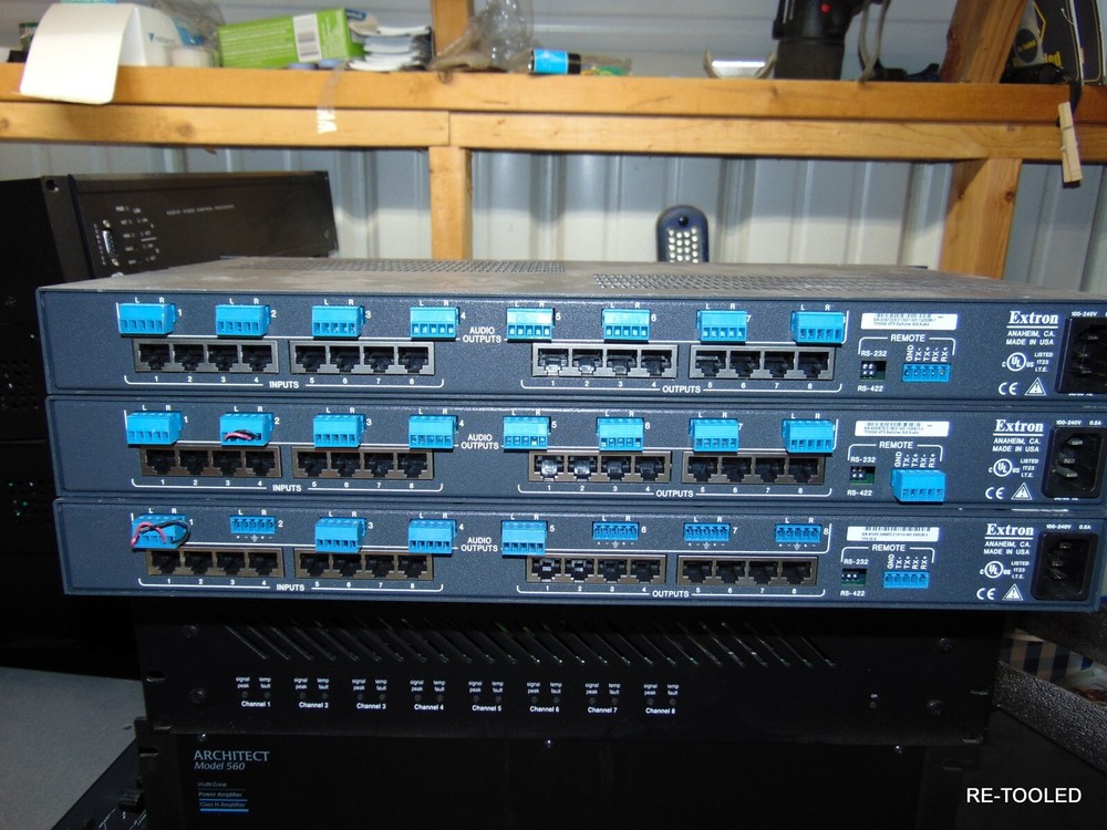 (1) EXTRON TPX Twisted Pair Matrix Crosspoint Switch TPX 88 A