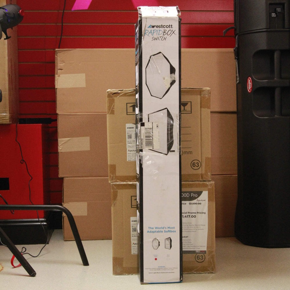 * OPEN BOX EXCELLENT * Westcott Rapid Box Switch Softbox Octa-L