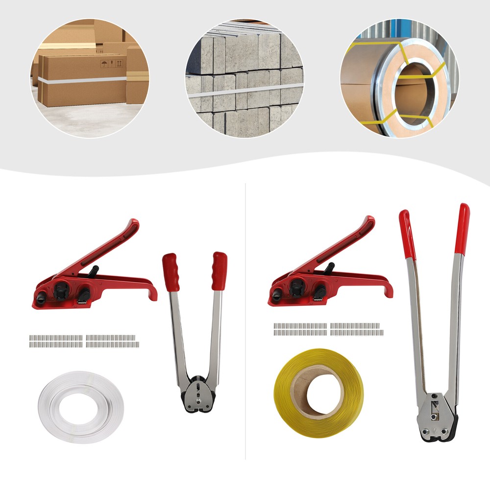 Steel Packaging Strapping Kit Packaging Strapping Banding Tensioning Tool