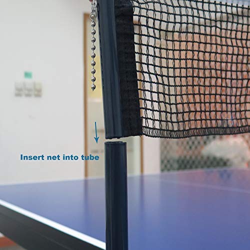 Ping Pong Net Set Table Tennis Table Post Professional Spring Activated Clamp