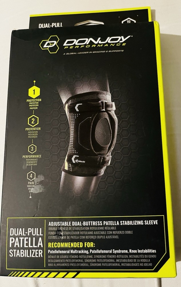 DonJoy Performance Dual-Pull Patella Stabilizer Knee Brace Medium
