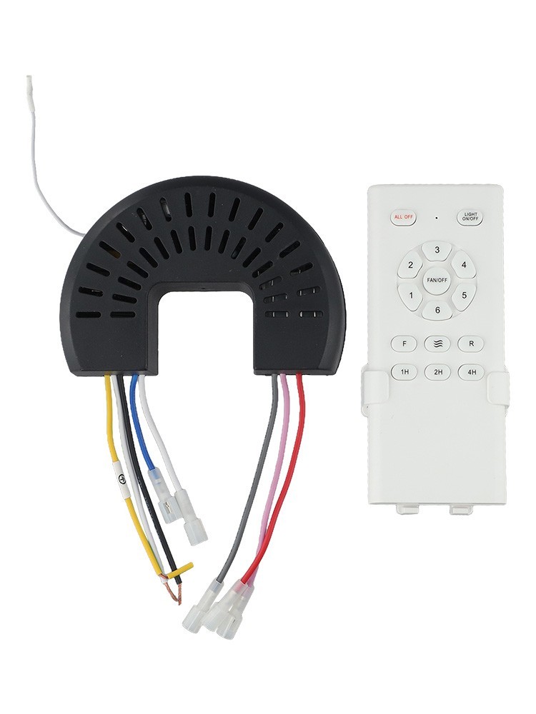DC Frequency Conversion Ceiling Fan Light Remote Control Kit for 24V 6 Speed