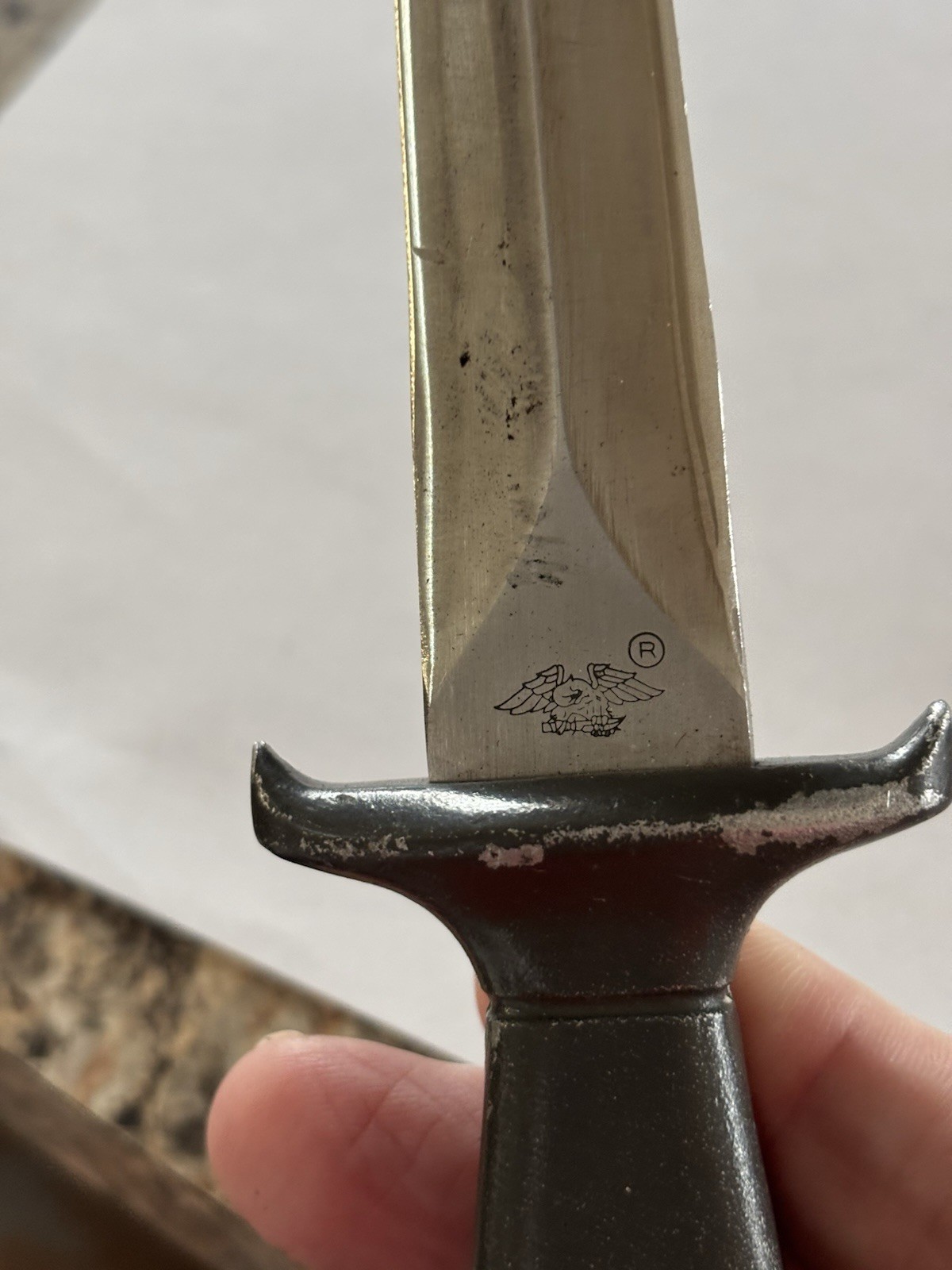 American Blade (AB-27) Vintage Boot Dagger Fixed Blade KnifeW/ Sheath