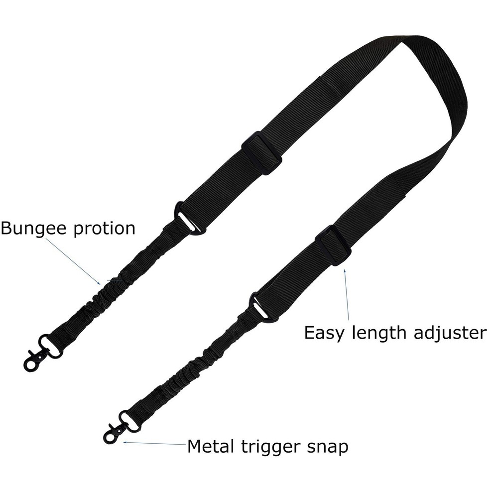 BOOSTEADY 2 Point Traditional Gun Sling Shoulder Strap Trigger Snap with QD S...