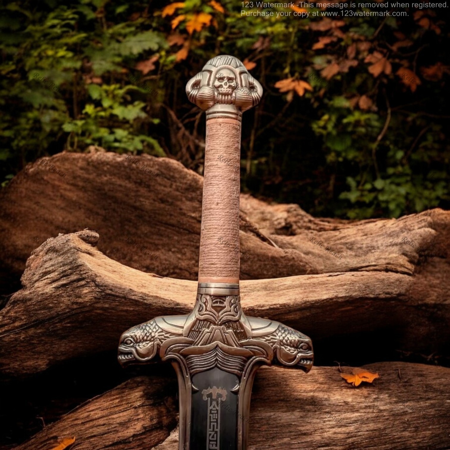 Conan The Barbarian Atlantean Sword With Sheath & Plaque Premium Medieval Gift