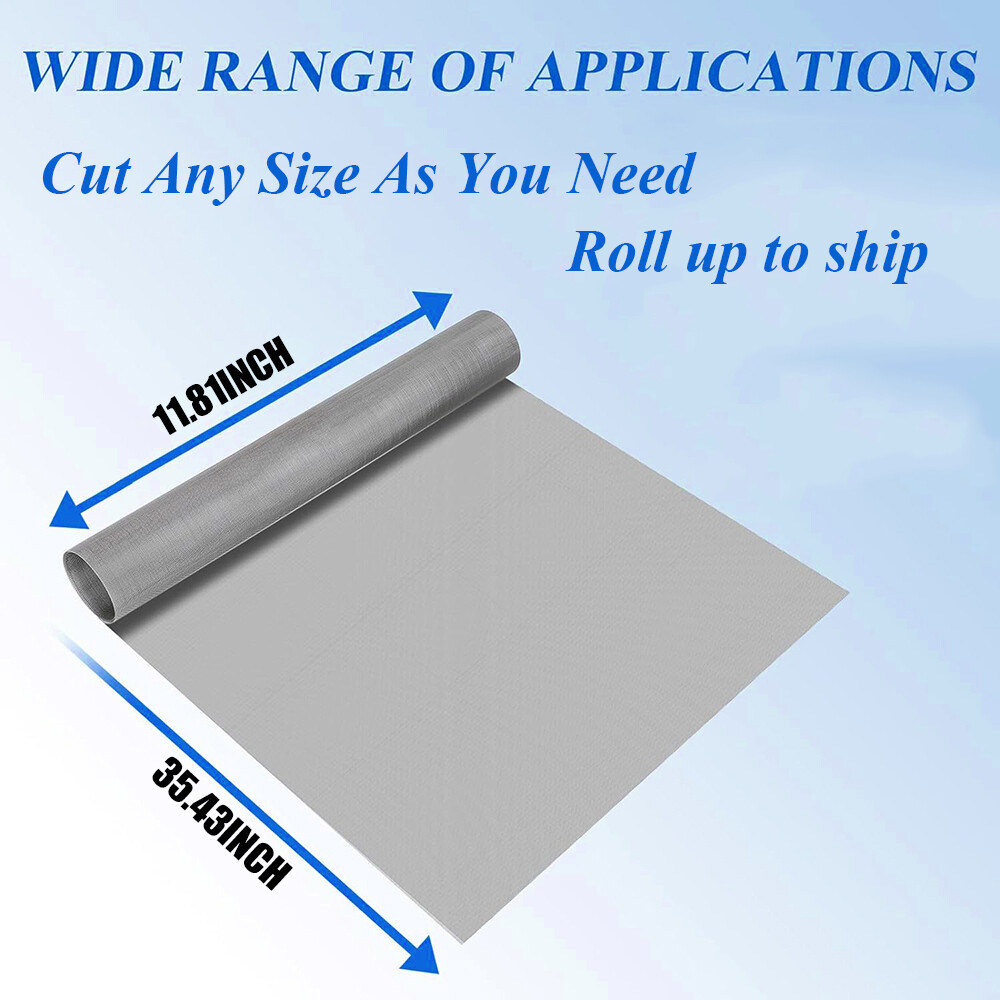 304 Stainlesss steel filter screen 4-500 Mesh Woven Wire Screening Filter Sheet