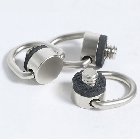 2pcs Camera Quick Release Plate 1/4" Camera Bracket Safety Shoulder Strap Screws