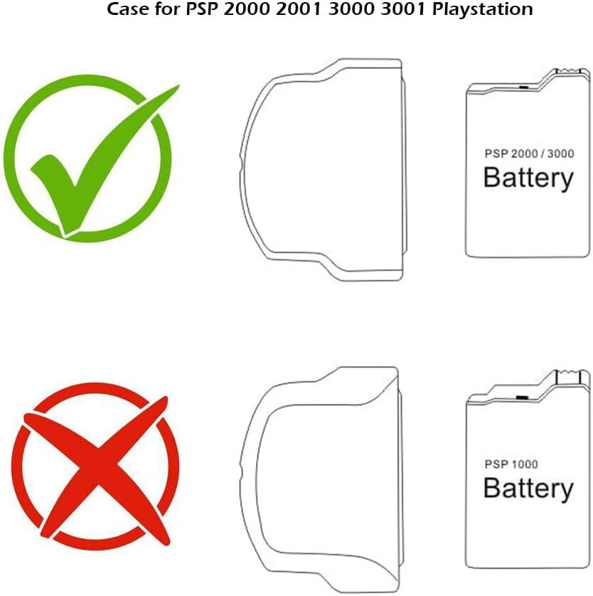 Battery Back Door Cover Case Replacement For Sony PSP 2000 / 3000 3001 2001 Slim