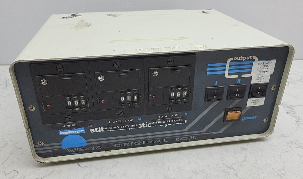 Hohner Stitch Inspection System Machine Module Stitching