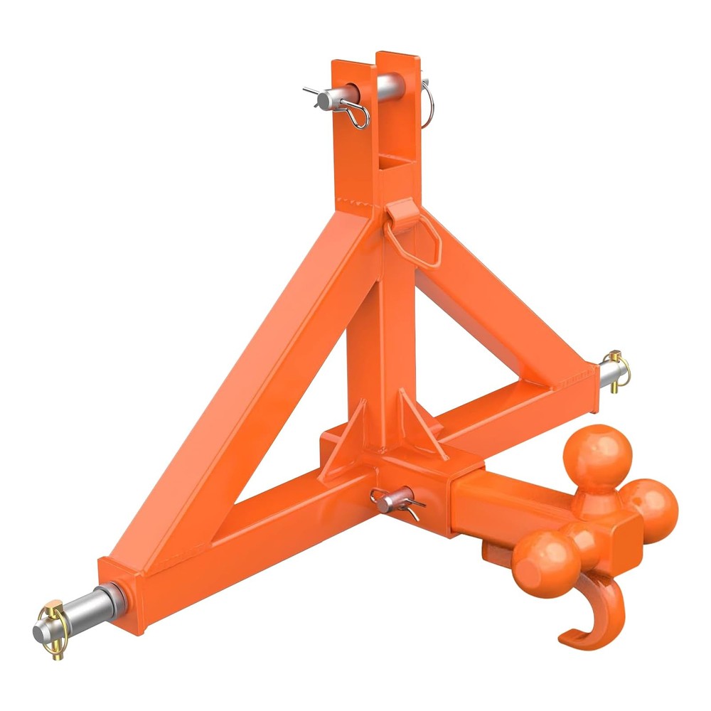 10000 lbs Capacity Trailer Hitch Triangular Frame 2x2 Inch Connector
