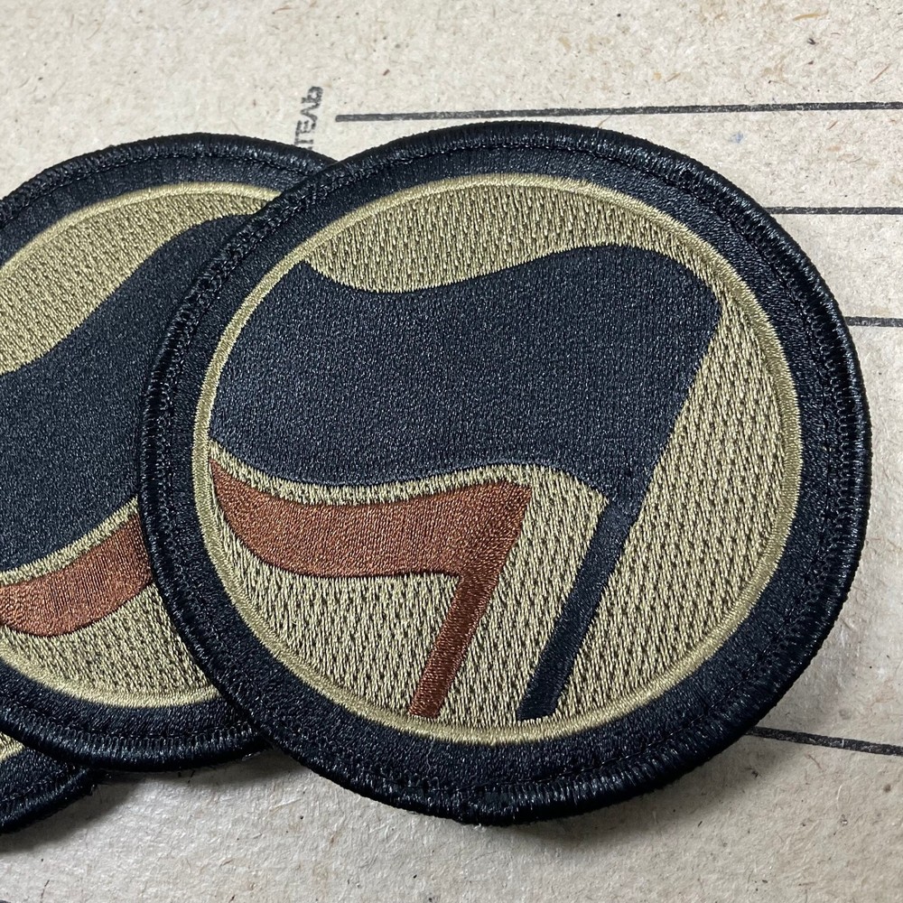 Anti-fascist Action OCP Embroidered Patch | Black On Red