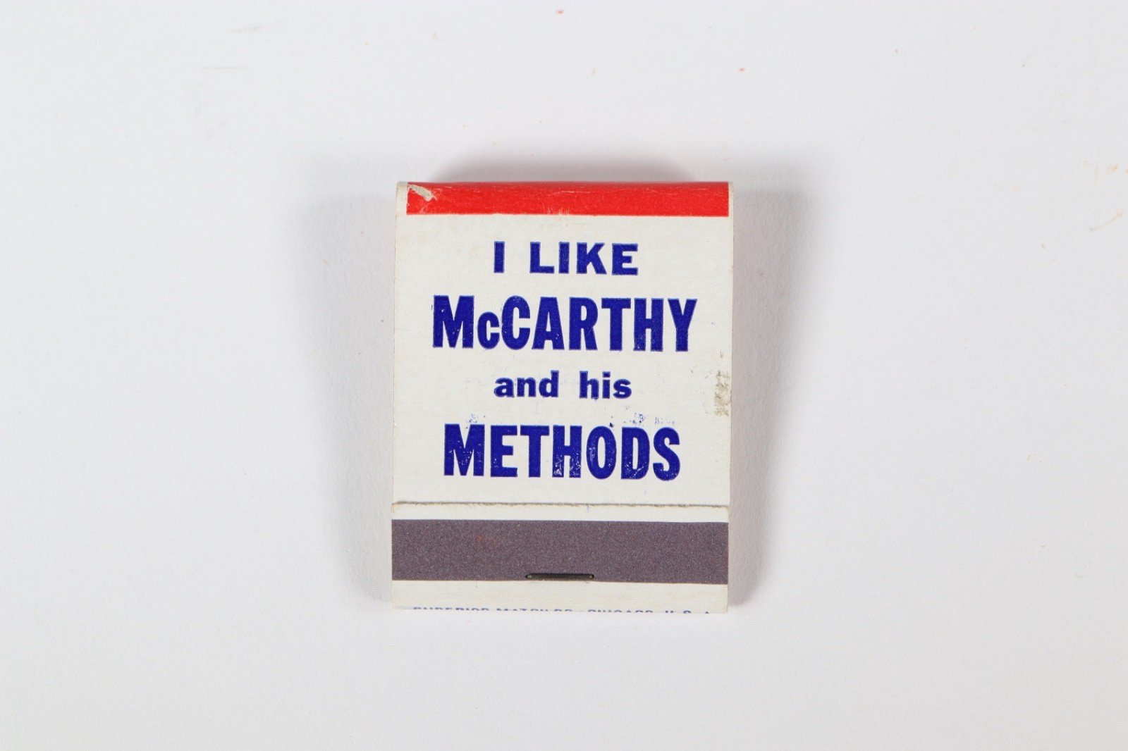 1950's Senator Joe McCarthy Matchbook