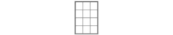 O 12 Pane Masonry Windows/Tilt