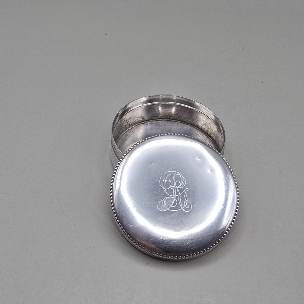 Antique Continental 800 Silver Vanity Box