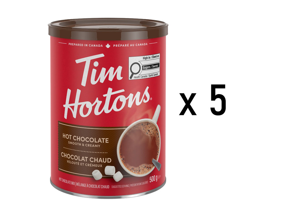 Tim Hortons Hot Chocolate 5 Pack