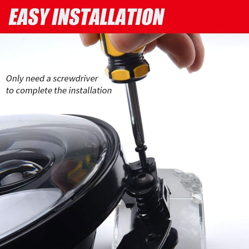 7" inch LED Headlight Hi Lo + Bracket Mounting Ring For Harley Street Glide FLHX