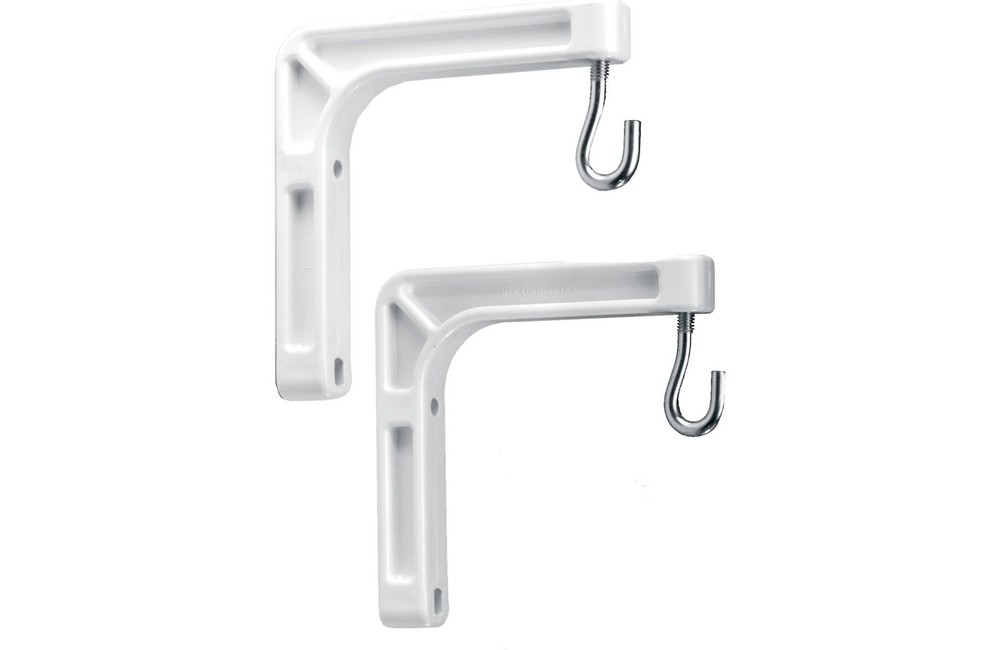 Projector Screen Wall Brackets DA-LITE 40932 #6 WALL MOUNTING BRACKET White