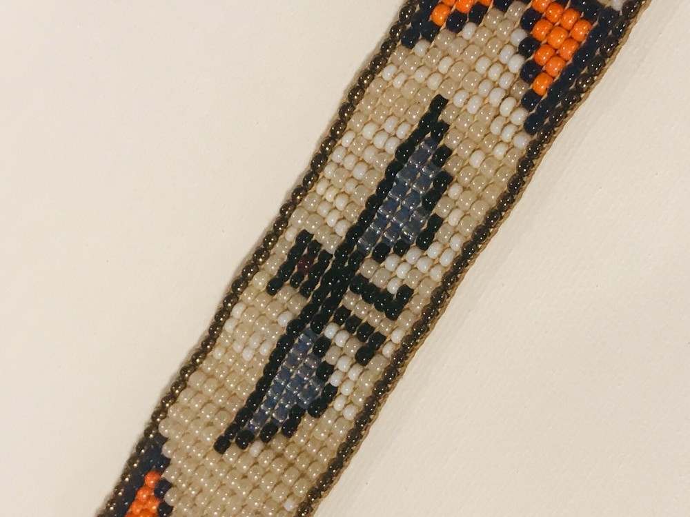 Rare Indian War Beaded Headband
