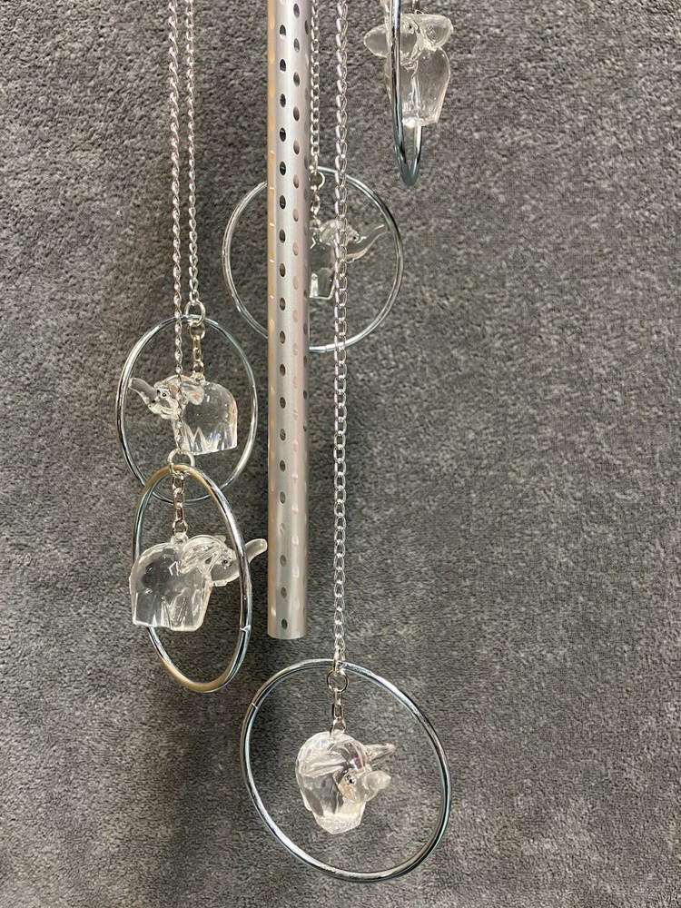 Acrylic Elephant Wind Chime