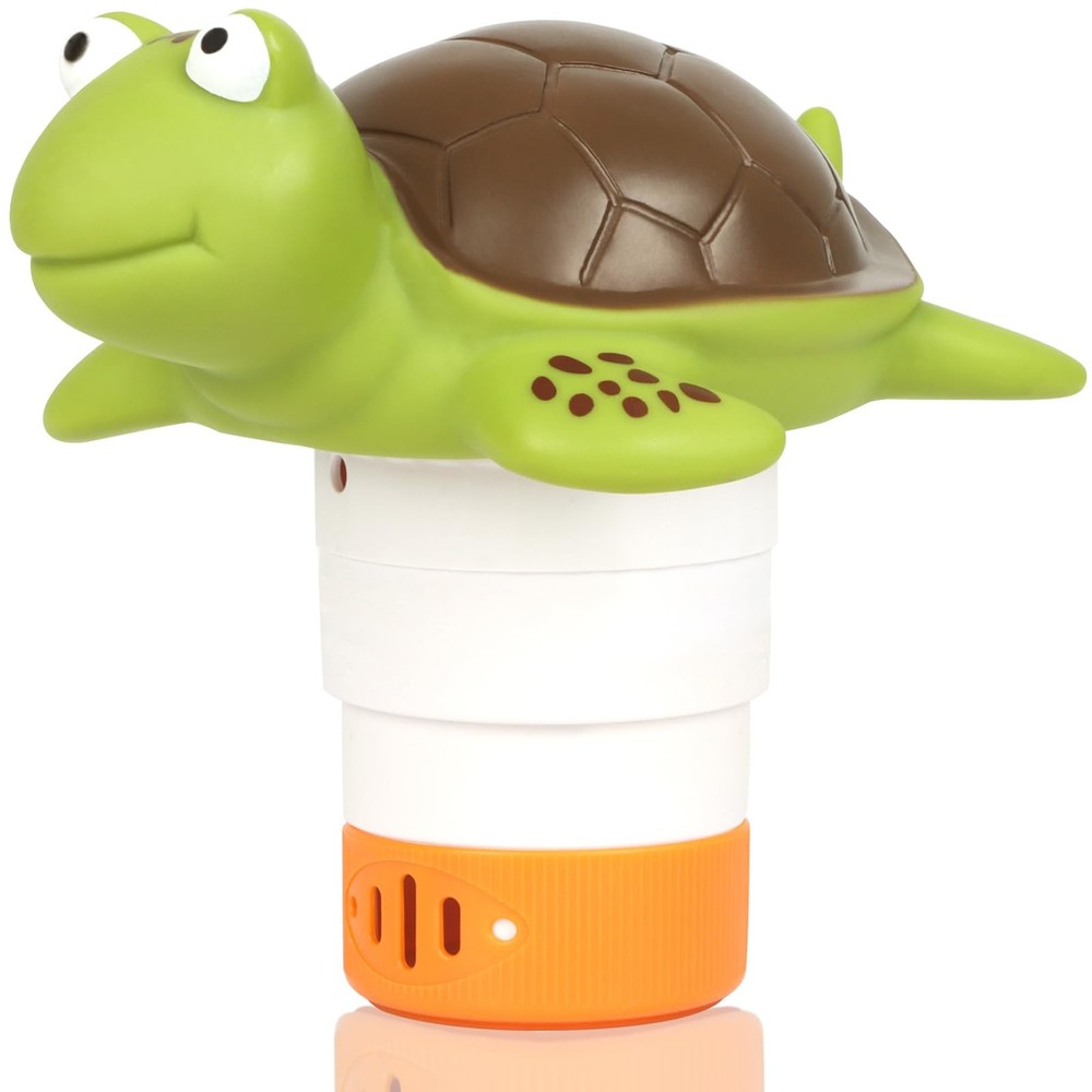 Mini Floating Chlorine Dispenser Holder Fits 1 Inch Chemical Tablets X-Small