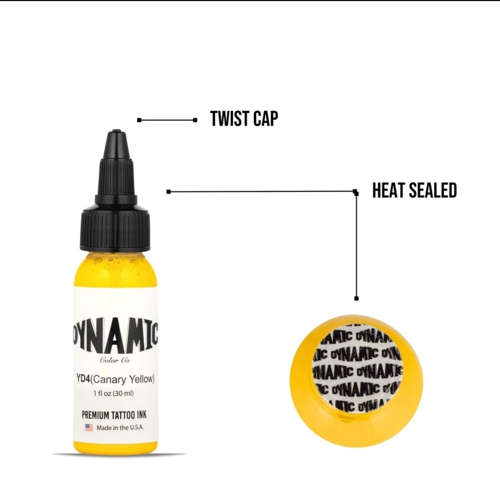 Dynamic Tattoo Ink Canary Yellow