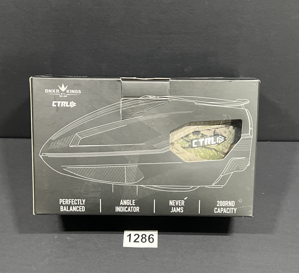 BunkerKings CTRL CAMO Paintball Hopper Loader.