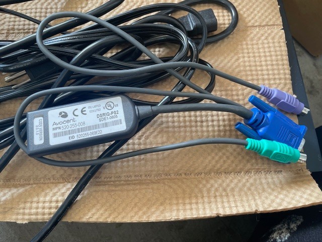 Avocent DSRIQ-PS2 KVM Switch Server Interface Module Cable