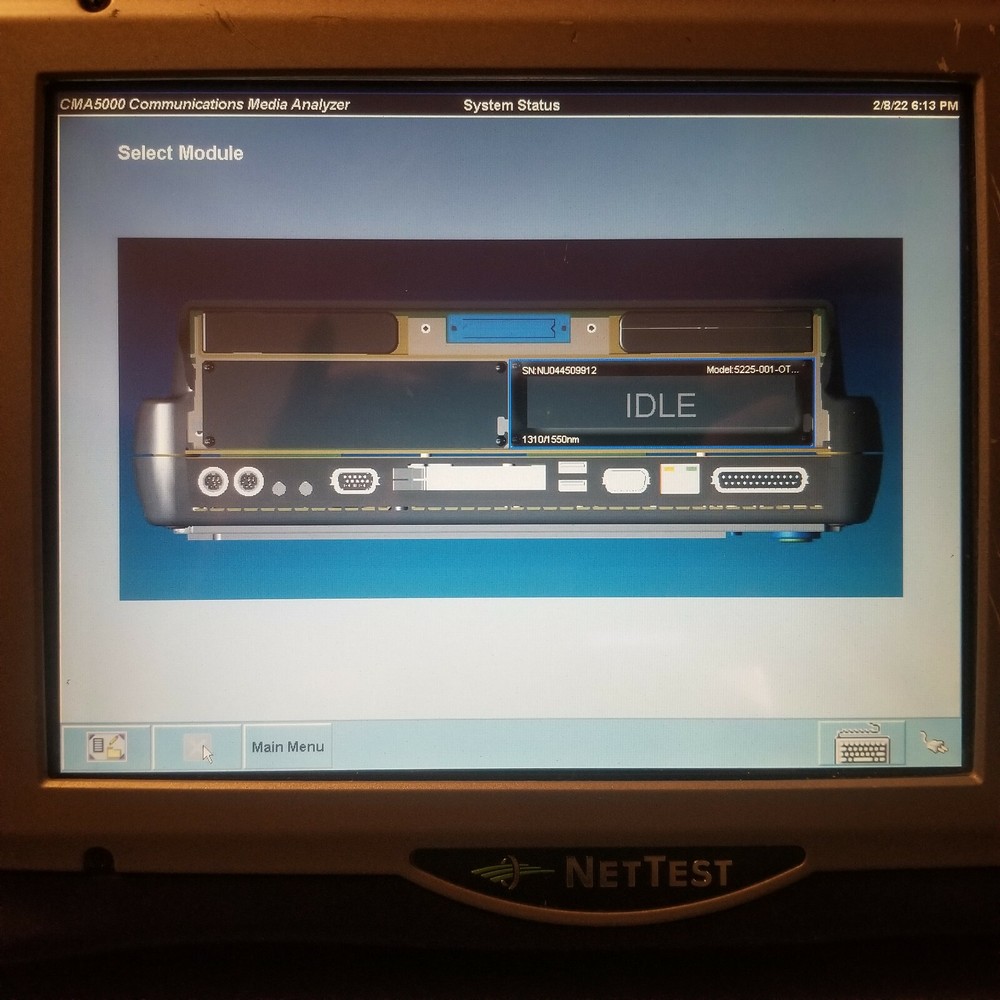 Anritsu CMA 5000 MBA Multi-Layer Network Test OTDR Mainframe