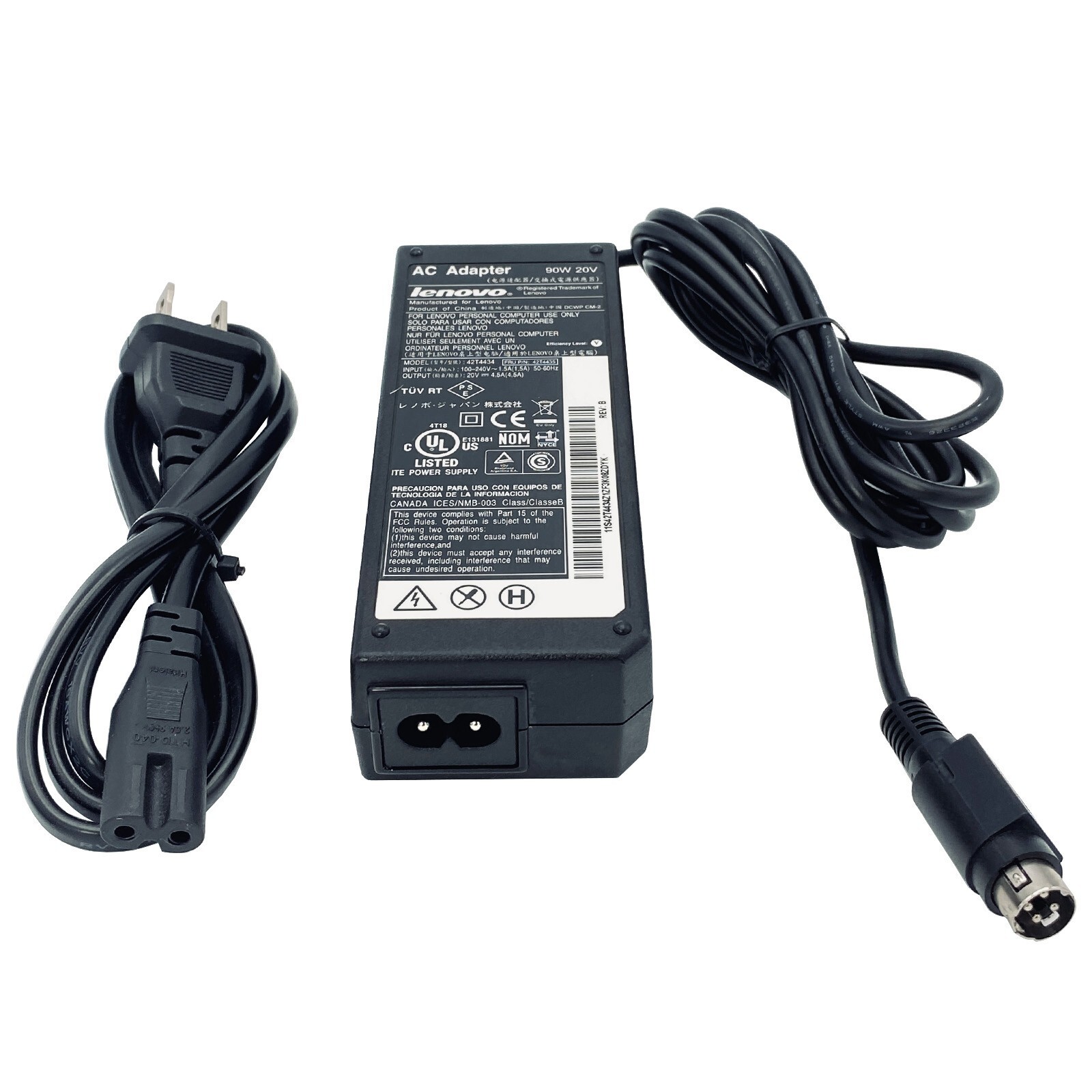 Branded AC Power Adapter 4-Pin GE LOGIQ e LOGIQ i LOGIQ Book GX Vivid E
