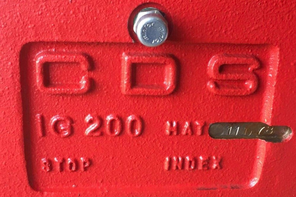 CDS Cam Driven Systems IGA200 4 Position Globoidal Cam Indexing Drive