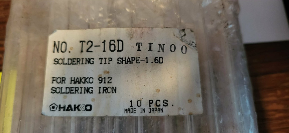 Hakko soldering tip t2-16d hakko 912 11pc