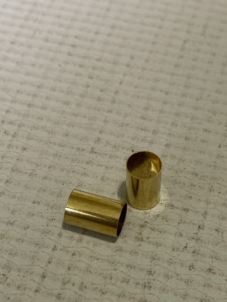 WD Brass Potentiometer Pot Shaft Conversion Sleeve (2 Pcs) Fits Split Shaft