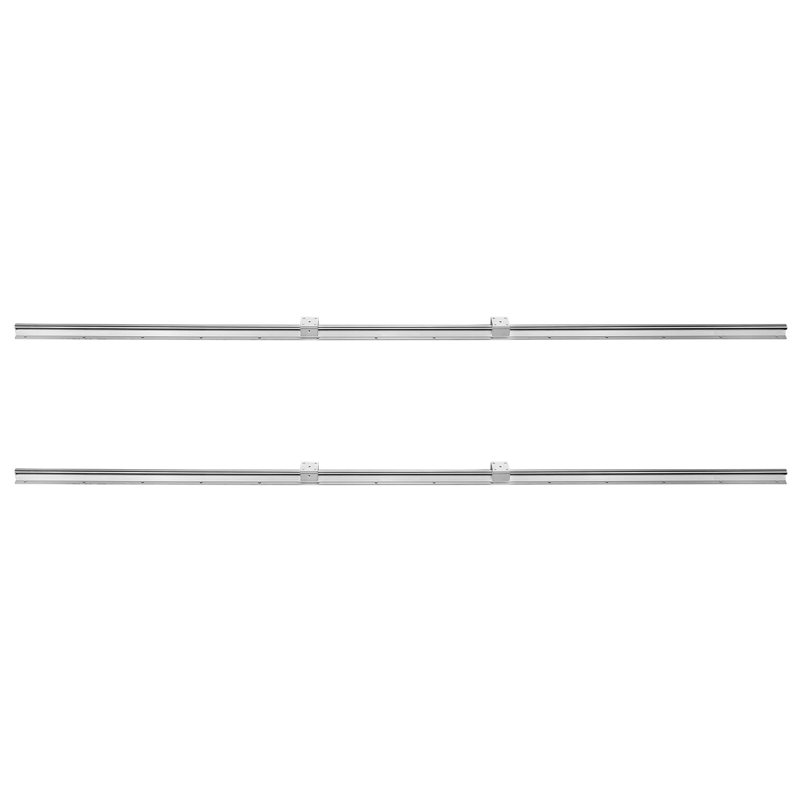 VEVOR 2PCS SBR16 2000mm Linear Guide Rail Slide Rail 4 PCS SBR16UU Bearing Block