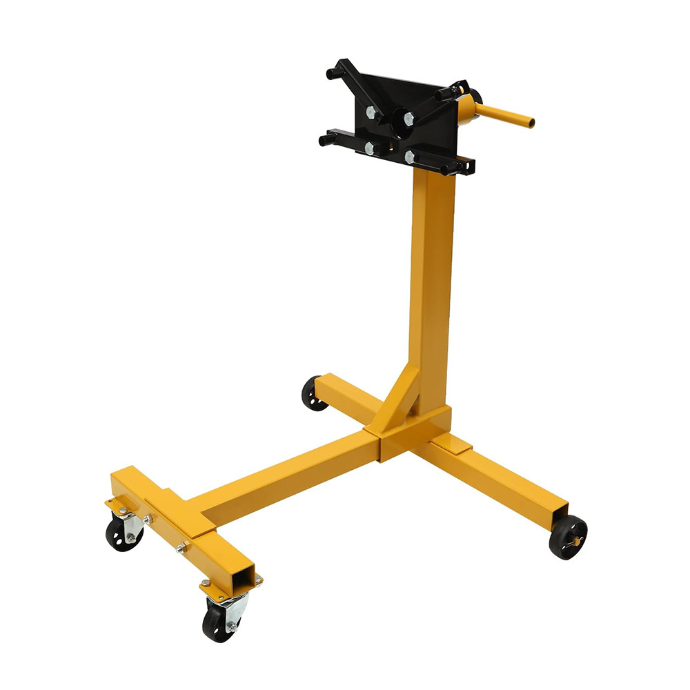 Adjustable 1000lbs Engine Stand Folding Hoist Dolly with Rotating Head