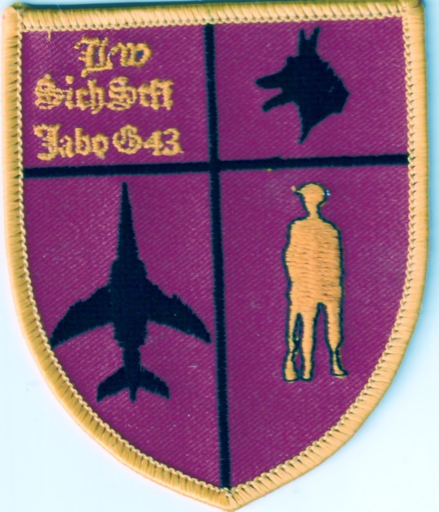 Germany Luftwaffe security sqn  Jagdbomber Geschwader 43 Oldenburg AB patch