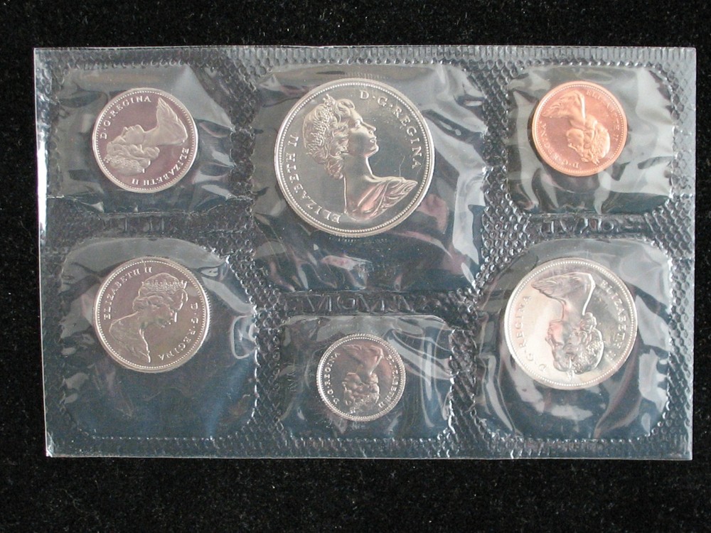 1971 CANADA PROOFLIKE MINT SET * WITH ORIGINAL MINT PACKAGING *