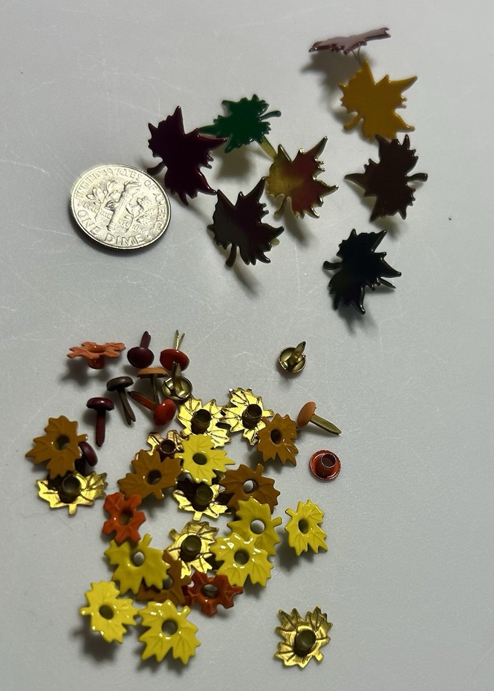 Scrapbook Brads And Eyelets Autumn Theme
