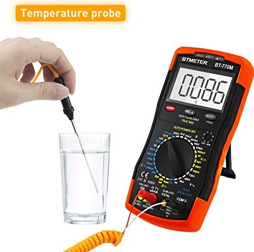 Digital Multimeter 6000 Count TRMS Auto Ranging AC DC Volt Amp Ohm Capacitance T
