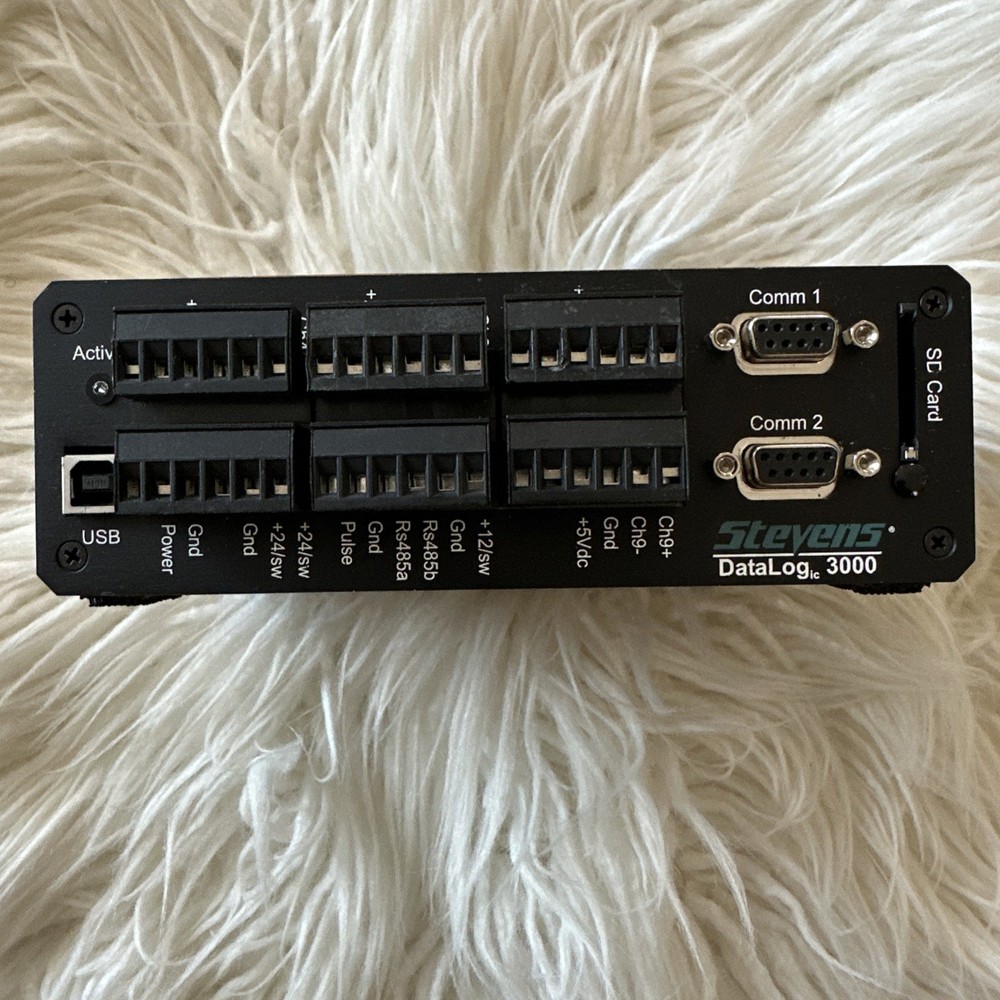 Datalogger & Processor DL3000 Measure & Control 9 Inputs 12 Channels- For Parts