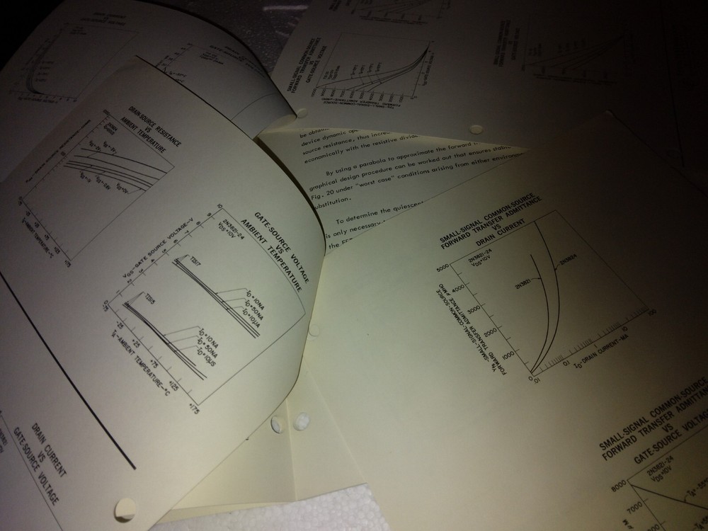 Texas Instruments FET Theory Study + Part Spec Performance Data 50+ Pages 1963