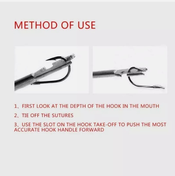 2 × Fishing Hook Removed