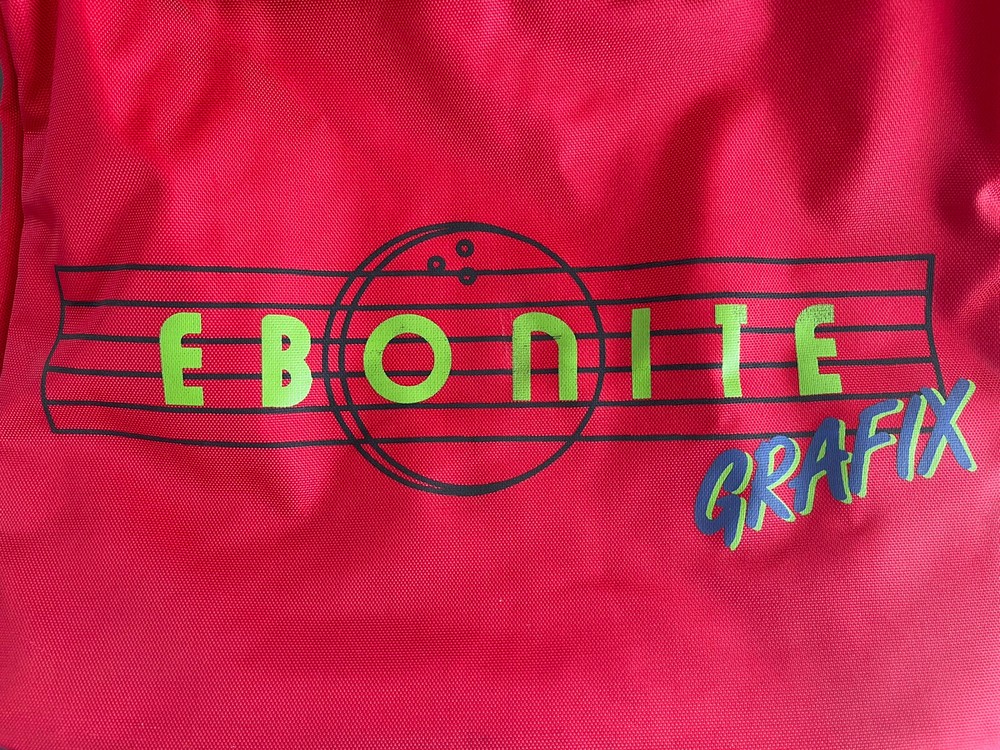 ebonite grafix bowling bag neon 90s
