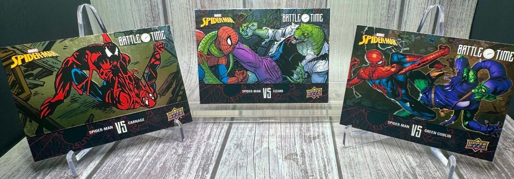 2024 Marvel Spider-Man Battle Time SPIDER-MAN VS Inserts  Upper Deck