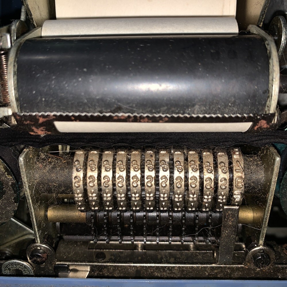 Bohn Unitrex M-3 Adding Machine Japan Tested Working