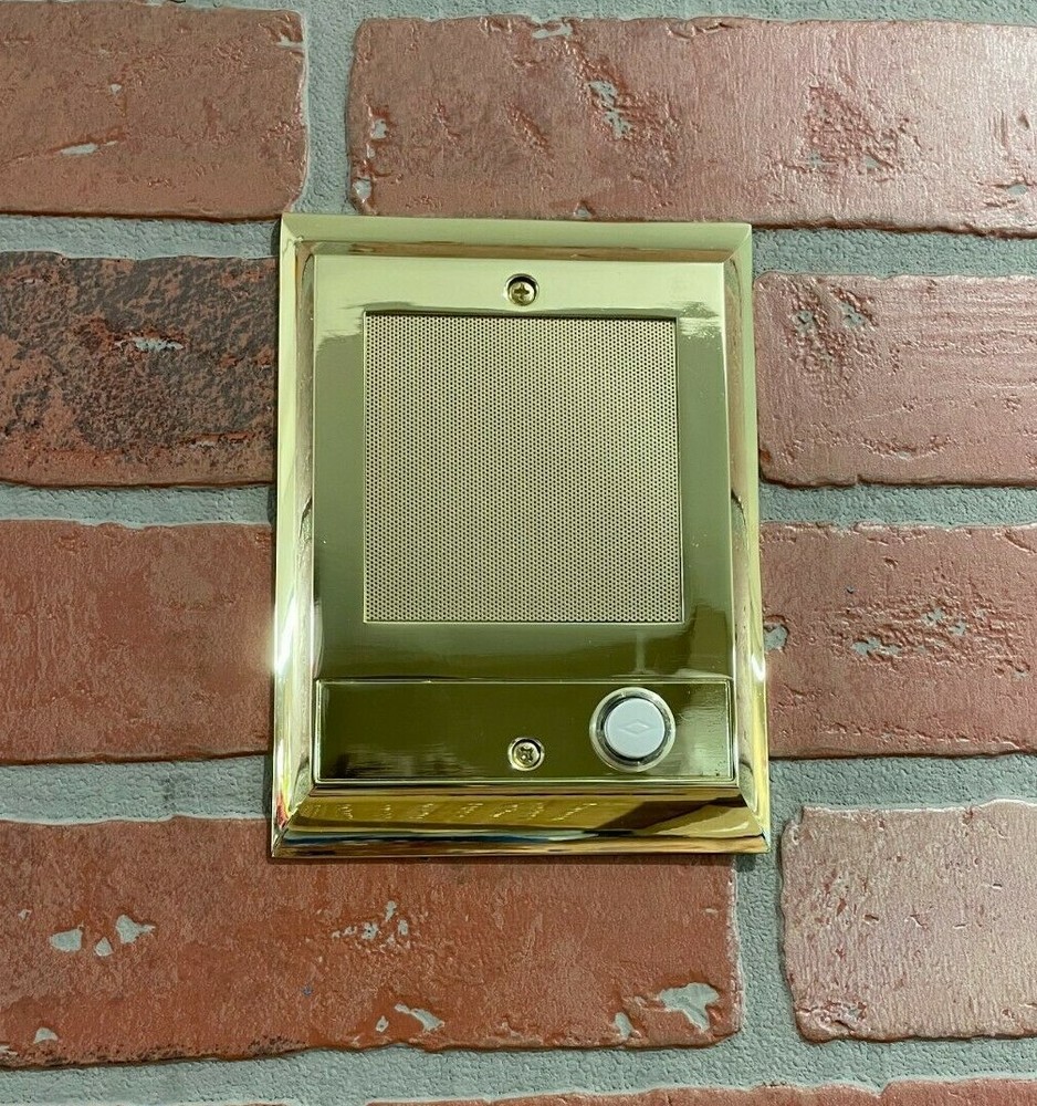 Replacement NuTone IS-69PB Intercom Door Speaker bell button IS69 Polished Brass