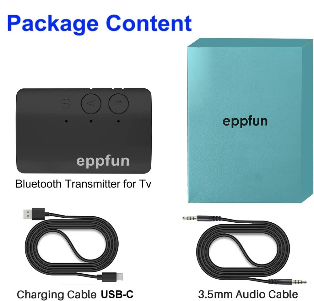 Bluetooth 5.2 Transmitter Receiver, Noise Cancelling 3.5mm AUX Bluetooth Car ...