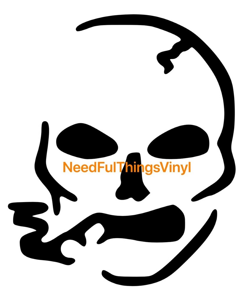 Slightly Stoopid Skull 6in Vinyl Decal multiple colors available