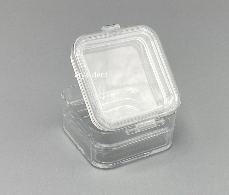 Denture Tooth Hinged Display Box Dental Storage Boxes Membrane Veneer Crown Case