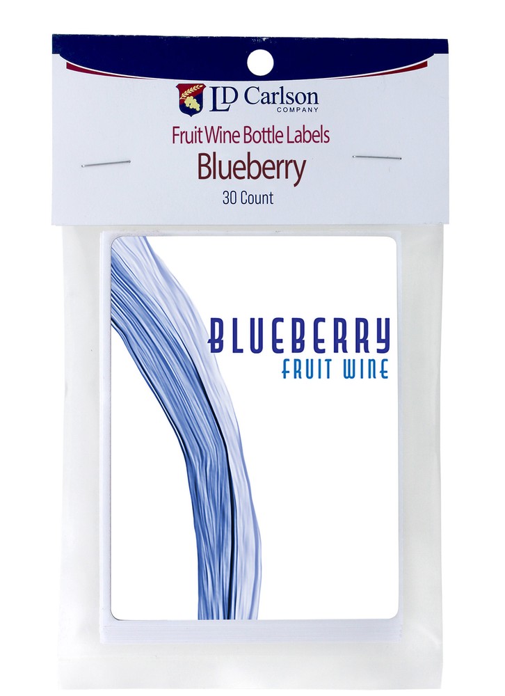 Blueberry Fruit wine Labels 30/Pack Fruit Labels Collection