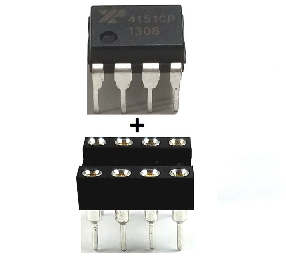 1PCS MC1458P MC1458 + Socket - Dual Operational Amplifier IC